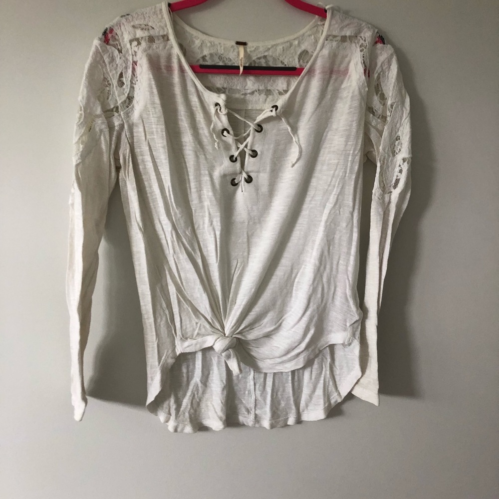 Free People lace long sleeve